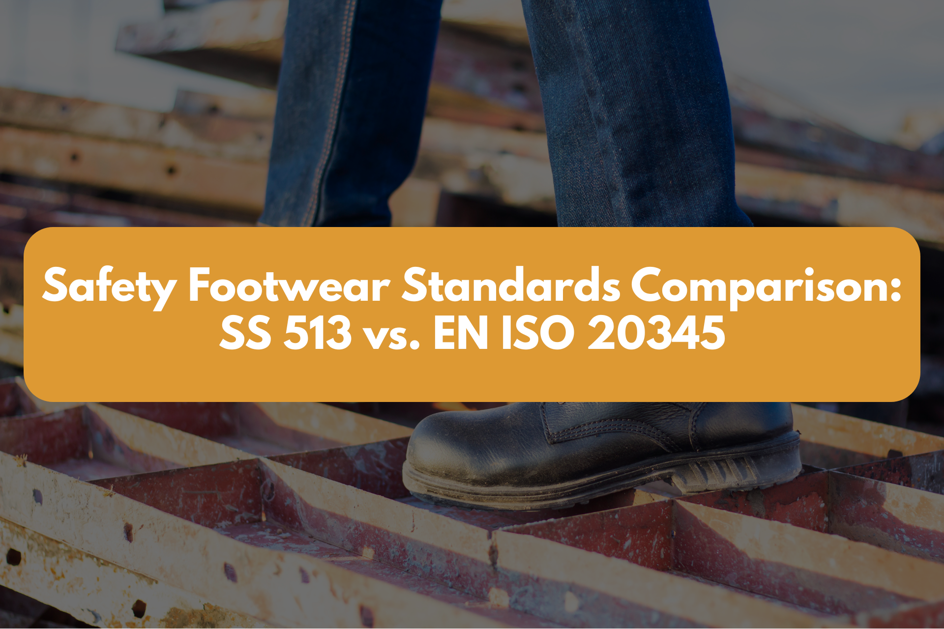 safety footwear standard comparison banner