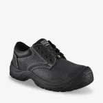 Safety Run S1P Low Cut Black Leather Safety Shoes | Safety Jogger
