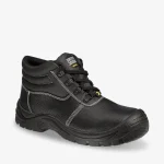 SafetyStar S3 Mid Cut Black Leather Boots | Safety Shoes