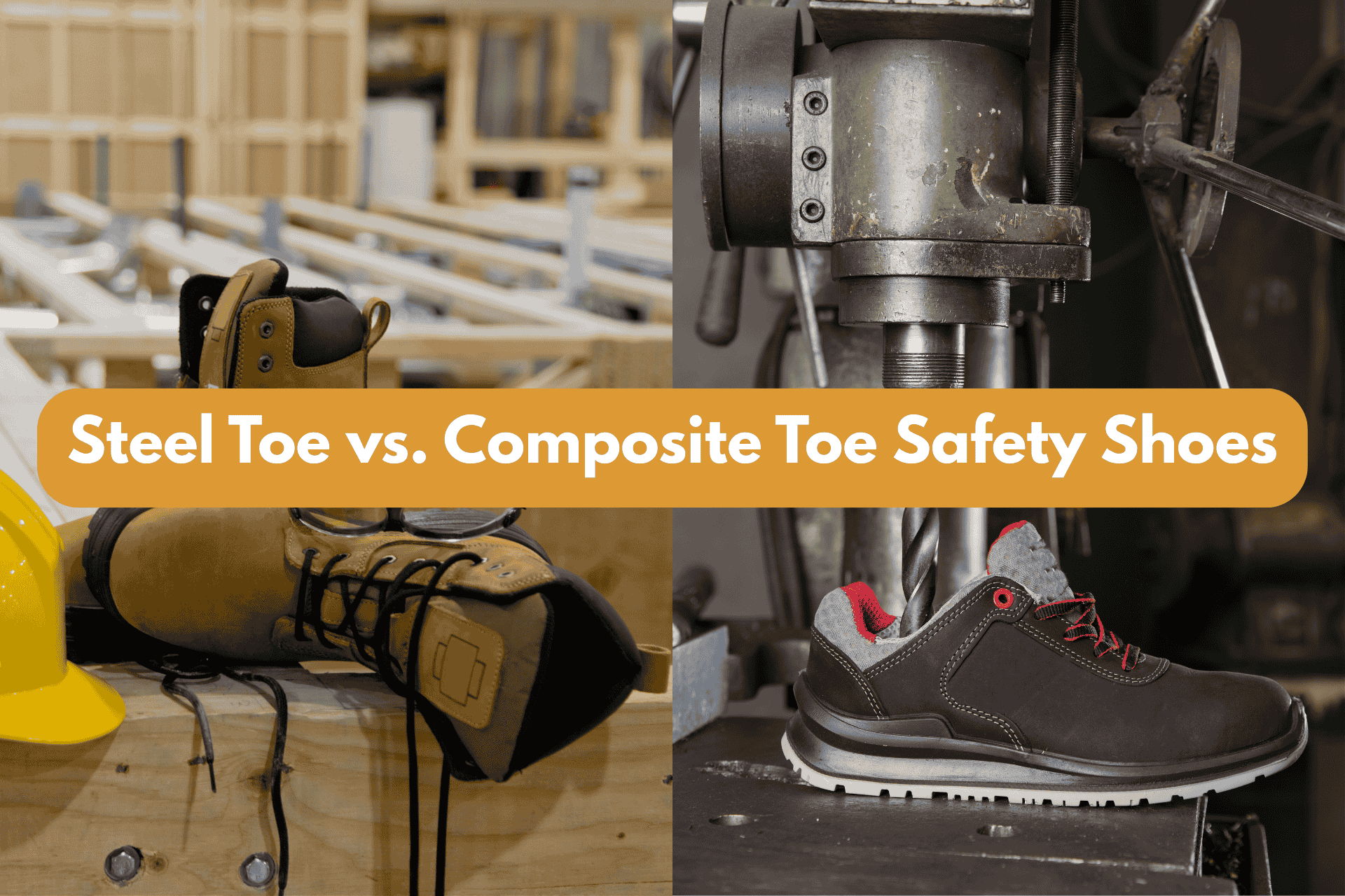 steel toe vs composite toe safety shoes