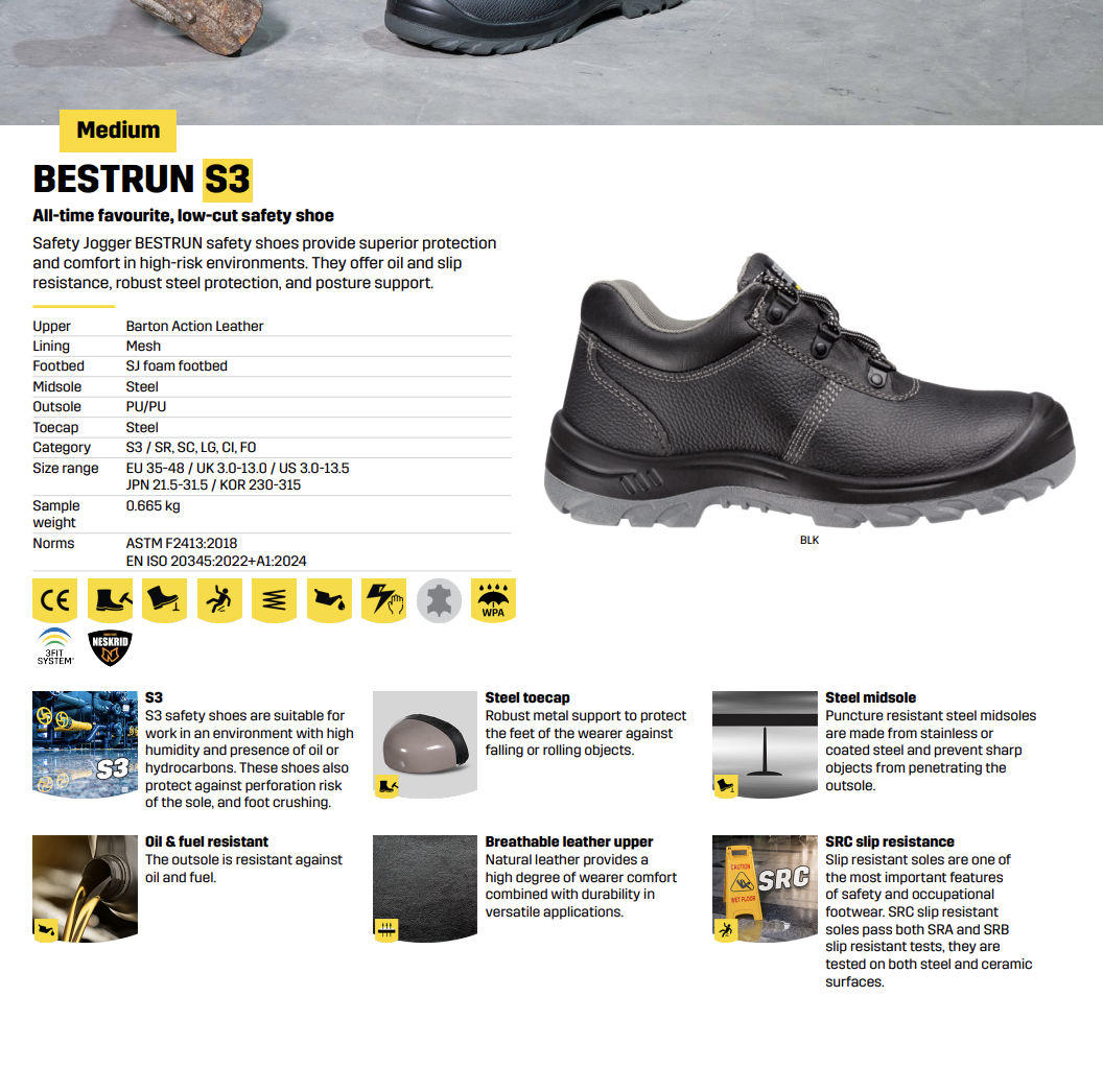 Bestrun S3 Product Sheet