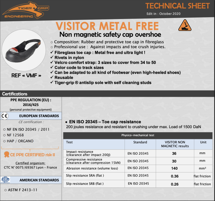 Visitor Metal-Free Overshoes | Safety Jogger - Image 6